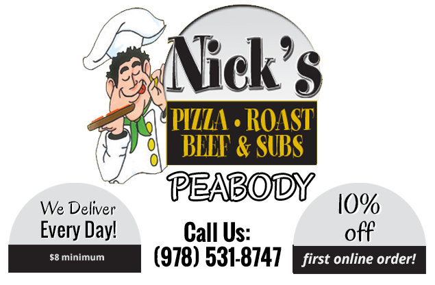 Nick's Pizza, Roast Beef & Subs Peabody